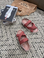 ELECTRIC SANDAL ROUGE CALFSKIN