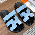 HM 2025 Chypre Sandals Blue Suede Calfskin 294385