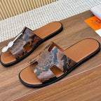 HM Izmir Sandal Brown Rose Leather 294344
