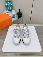 HM Flex slip-on sneaker In White Woven Fabric 106317