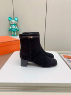 HM Imperial 50 Ankle Boot Black Suede  971342