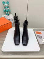 HM Hommage Ankle Boot Black Calfskin  971350