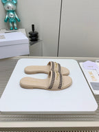 CD D-Lane Slide In Beige Cowhide  106275