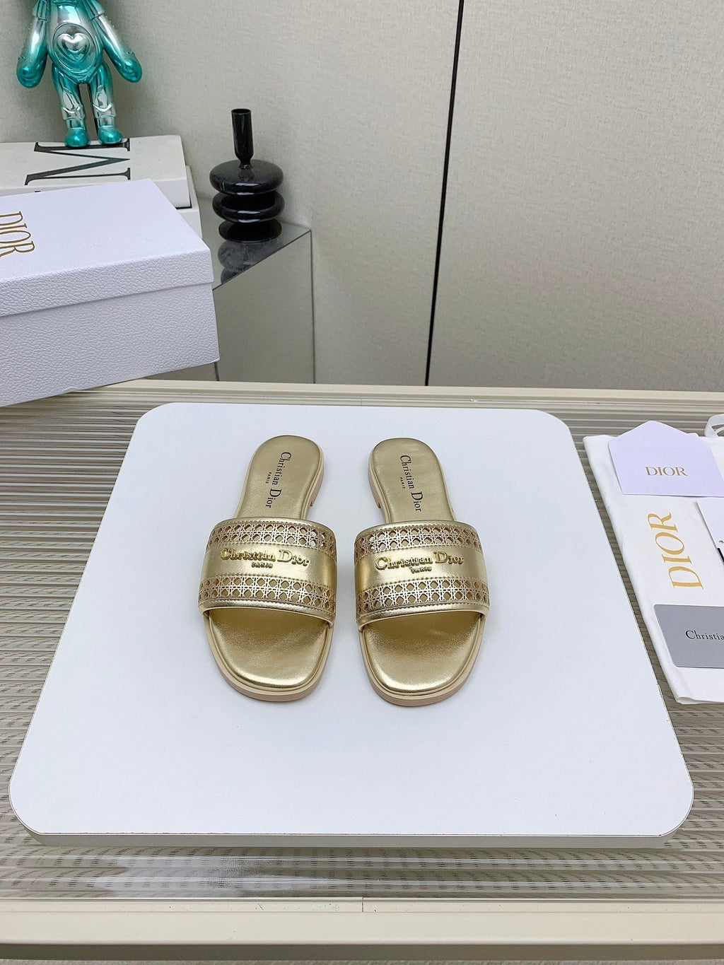 CD D-Lane Slide In Light Gold Cowhide 106285