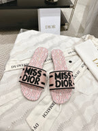 CD 25 Slippers Cotton Fabric 241434