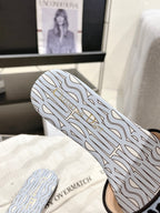 CD 25 Slippers Cotton Fabric 241434