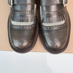Church's X Miu Loafers Brown Black Calfskin