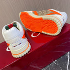 GG Retro Sneakers for Couples White Tiger orange