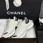 CC 25A Trainers Ash Mist Black Laminated Calfskin And Suede Calfskin 352122