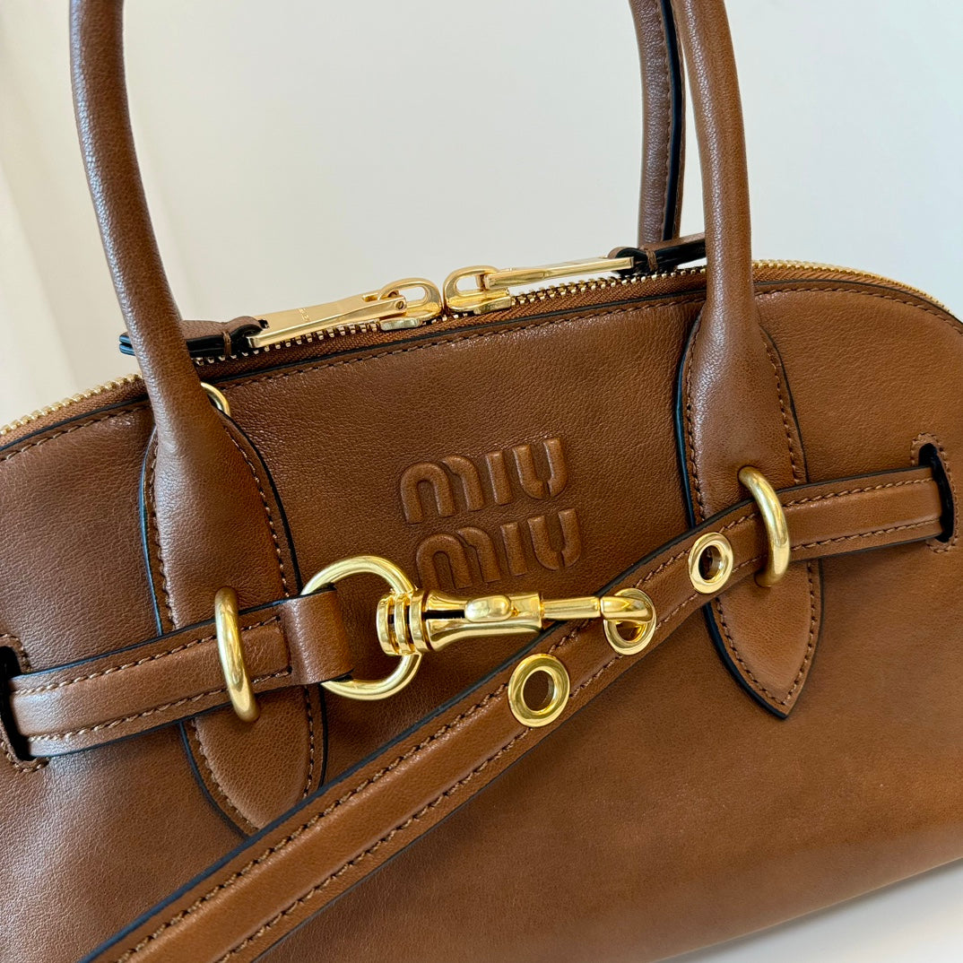 MiuMiu Aventure Nappa 33cm Sheepskin