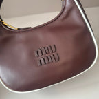 MiuMiu Wander Crescent Bag 22cm Leather
