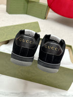 GG Sneaker Black Suede Calfskin