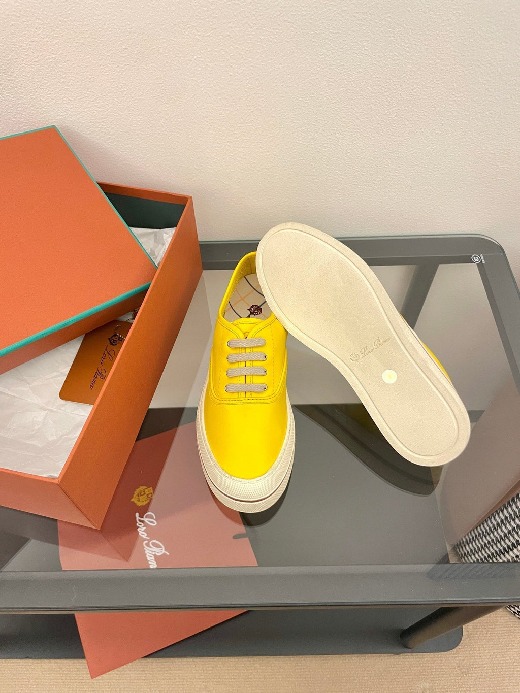 LP Nantucket Walk Sneaker Yellow Leather 723194