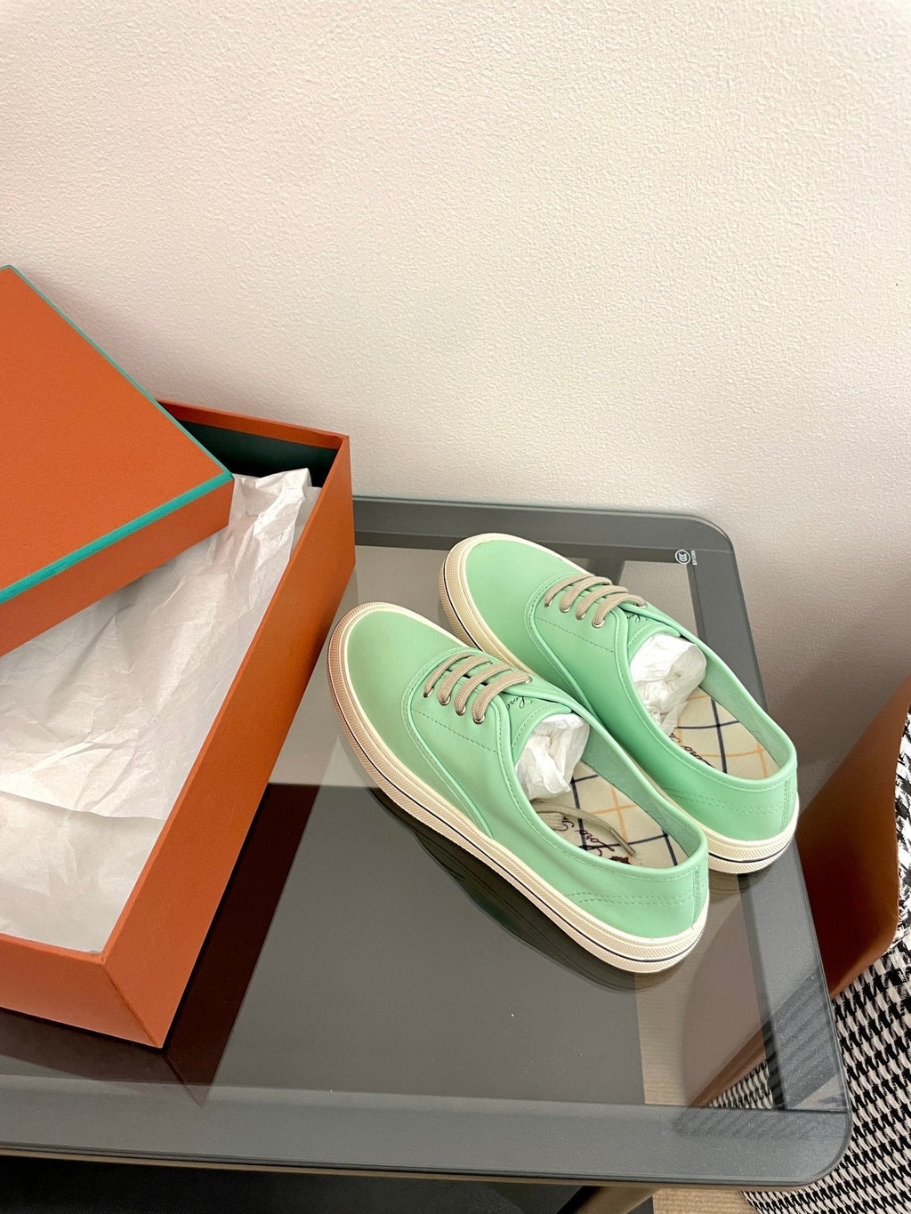 LP Nantucket Walk Sneaker Mint Green Leather 723196