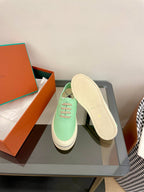 LP Nantucket Walk Sneaker Mint Green Leather 723196