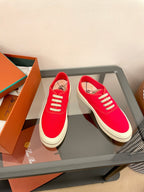 LP Nantucket Walk Sneaker Red Cotton 723198