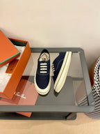 LP Nantucket Walk Sneaker Dark Blue Cotton 723199