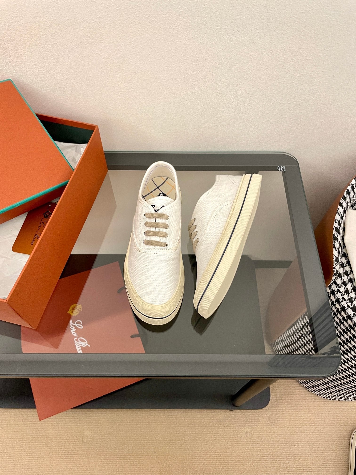 LP Nantucket Walk Sneaker Ivory Cotton 723200