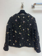 CC 25 Tweed Jacket Butterfly Black Laine Wool Polyester 251958