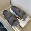 HM Men's Electric Sandals Dark Grey Calfskin 602600
