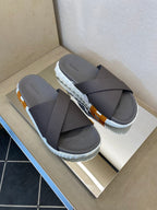 HM Men's Infra Slide Grey Calfskin 602606