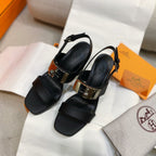 HM Ilona90 Slingback Black Calfskin 347912