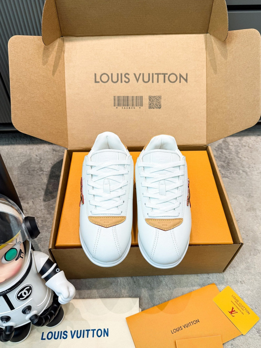 LV ButterSoft Sneaker White Beige Leather 625417
