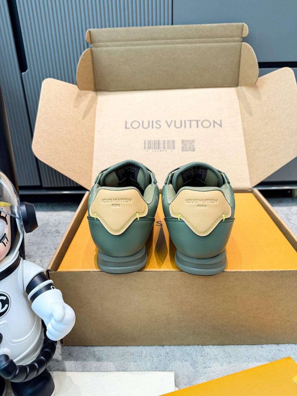 LV ButterSoft Sneaker Olive Monogram Leather 625418