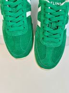 TRAINER LOW LACE - UP JADE GREEN SUEDE