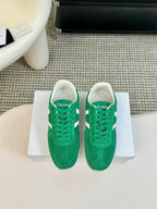 TRAINER LOW LACE - UP JADE GREEN SUEDE