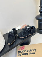 Miu x NB Sneaker Black Suede 235809