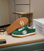 GG Men's G75 Sneaker Green Mesh Suede 270520