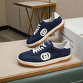 GG Men's G75 Sneaker Navy Blue Mesh Suede 270522
