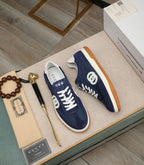 GG Men's G75 Sneaker Navy Blue Mesh Suede 270522
