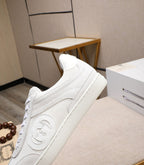 GG Men's G75 Sneaker White Mesh Suede 477880