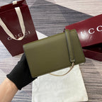 GG Dionysus Chain bag 20cm Green Grained Leather 339610
