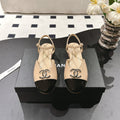 cc 25p mary jane beige lambskin black pattern 237516