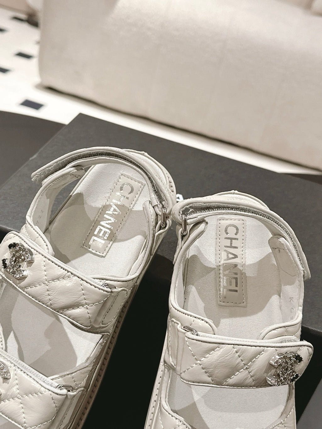 cc 25p dad sandal grey leather 237564