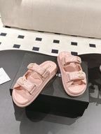 CC 25 Dad Sandal Mule Pink Pastel Patent Leather 237580