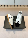 CC 26s Trainers White Black Calfskin & Suede 618696