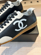 CC 26s Trainers White Black Calfskin & Suede 618697