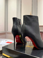 CL SO KATE BOOTY 100 BLACK CALFSKIN