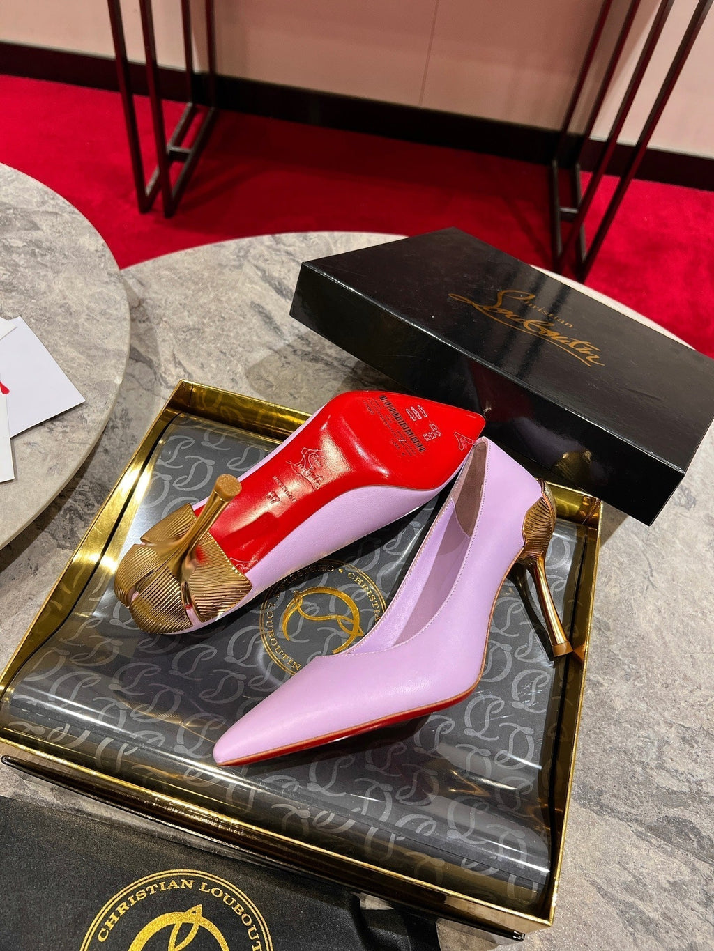 CL Ginko Pump 85mm Pumps Nappa Leather Lilac