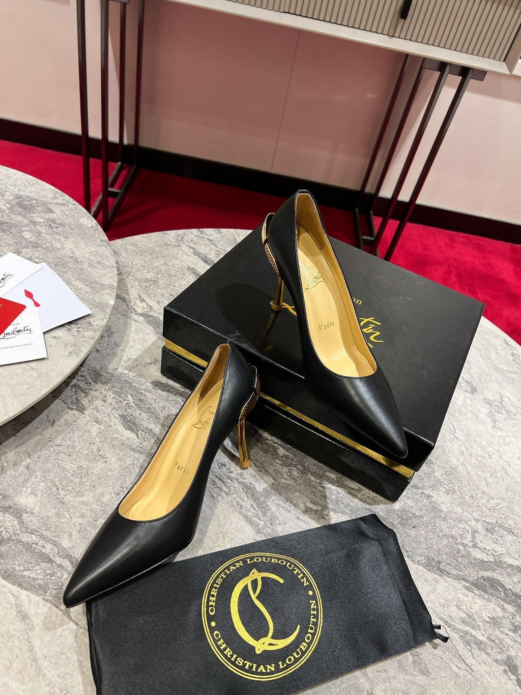 CL Ginko Pump 85mm Pumps Nappa Leather Black