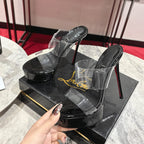 CL Just Nothing Alta 150mm Black Patent Calfskin