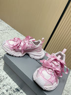 Balenciaga Sneaker Mesh Lace-up Light Pink Fabric 534184
