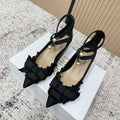 CD 26s Pump 40 Black Beige Canvas Pearl Hardware 643492