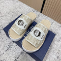 CD Men's Alpha Sandals Cream Rubber Cotton 752385
