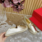 Vlogo Loafer Gold Leather