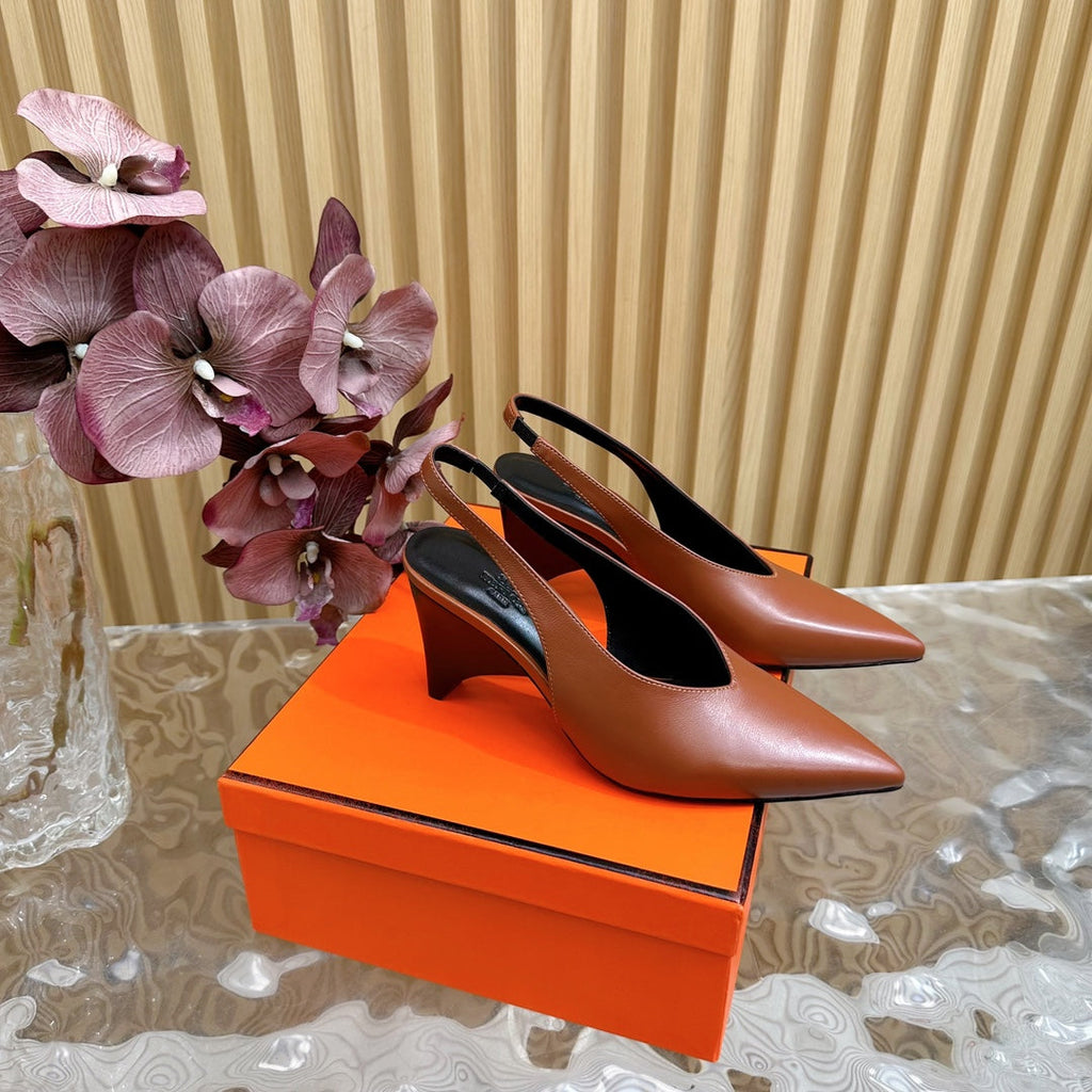 HM Intime 75 Pump Caramel Lambskin 957091